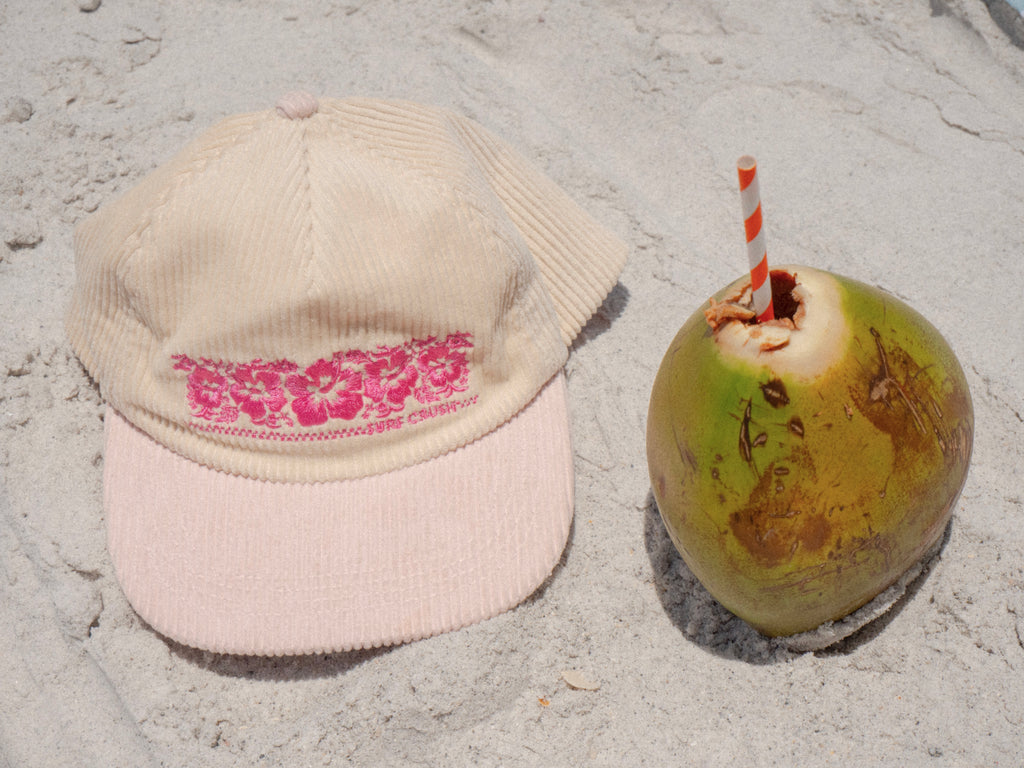 Pink Hibiscus Haze Hat