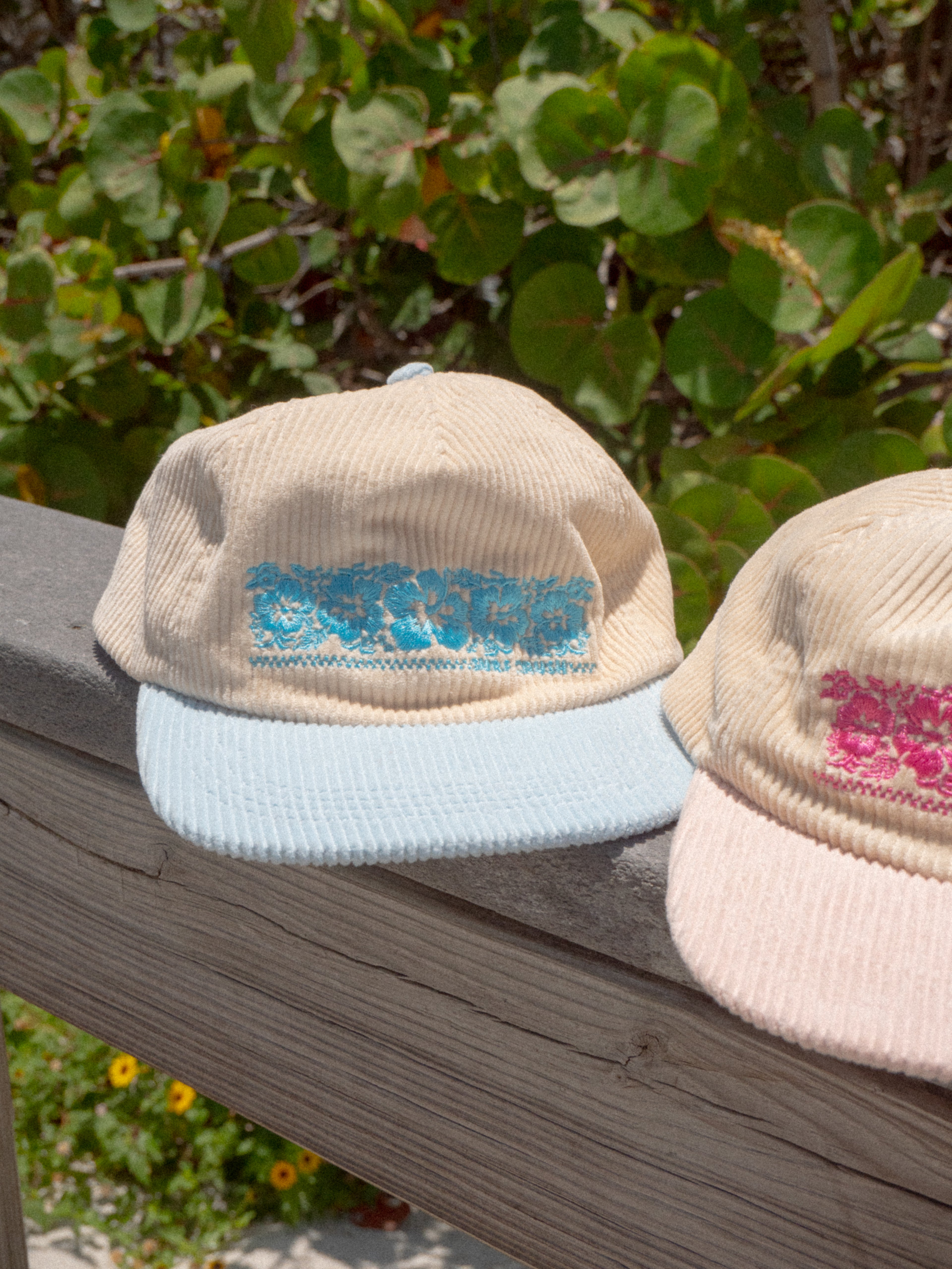 Blue Hibiscus Haze Hat