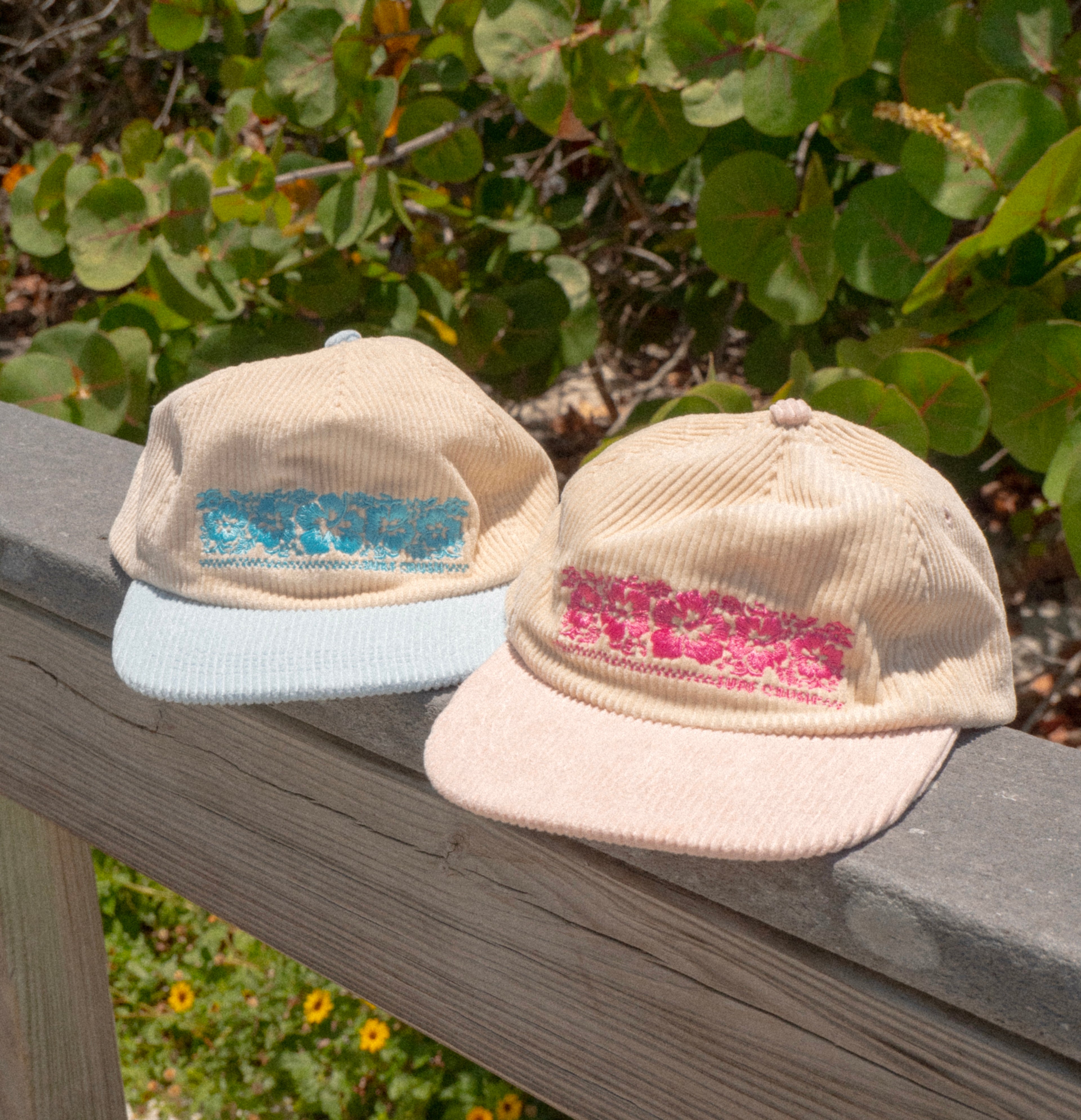 Blue Hibiscus Haze Hat