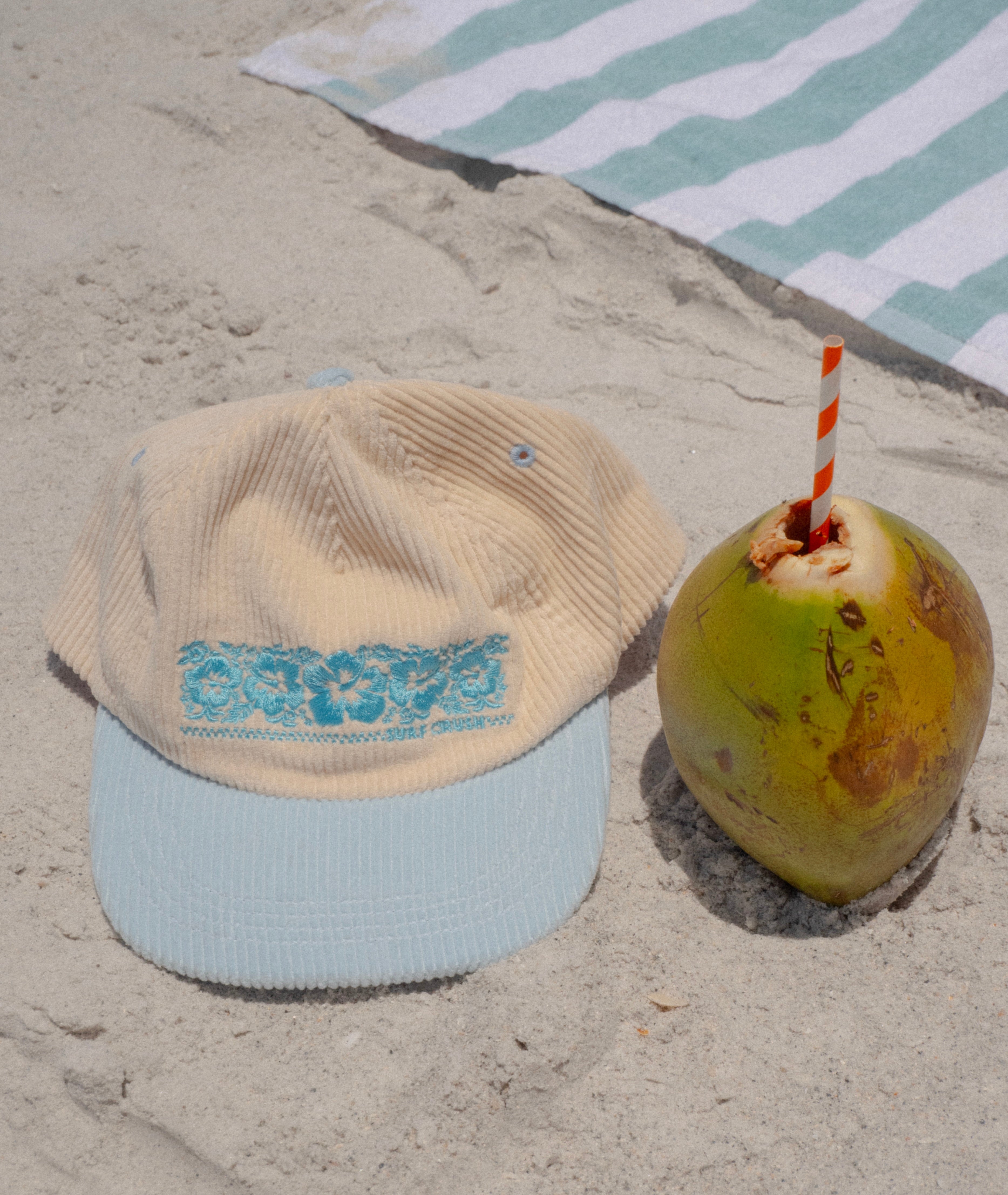 Blue Hibiscus Haze Hat